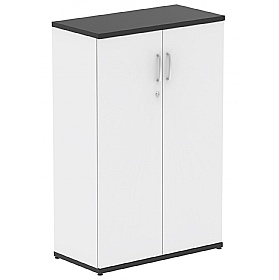 Obsidian Duo Black Wooden Office Cupboards