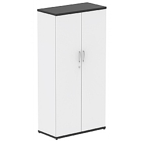 Obsidian Duo Black Wooden Office Cupboards