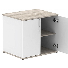 Flex Duo Desk High Wooden Office Cupboards