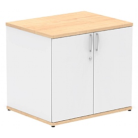 Flex Duo Desk High Wooden Office Cupboards