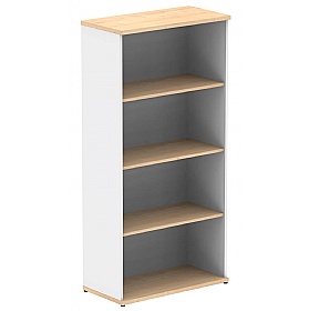 Flex Duo Wooden Office Bookcases