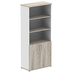 Flex Duo Wooden Office Combination Cupboards