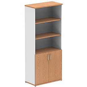 Flex Duo Wooden Office Combination Cupboards