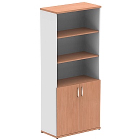 Flex Duo Wooden Office Combination Cupboards