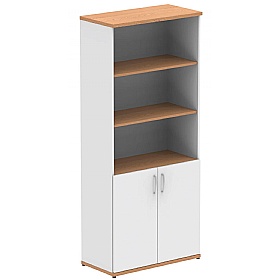 Flex Duo Wooden Office Combination Cupboards