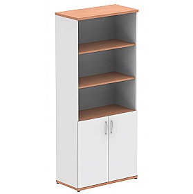 Flex Duo Wooden Office Combination Cupboards