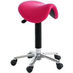 Saloon Vinyl Saddle Plus Stools - Office Chairs