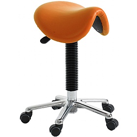 Saloon Vinyl Saddle Plus Stools - Office Chairs