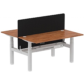 Air Electric Height Adjustable 2 Person Rectangular Back to Back Desks - Office Desks