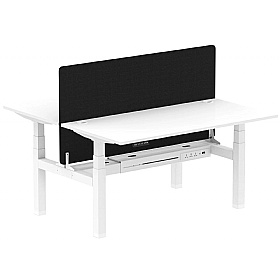 Air Electric Height Adjustable 2 Person Rectangular Back to Back Desks - Office Desks