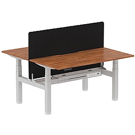 Air Electric Height Adjustable 2 Person Rectangular Back to Back Desks - Office Desks