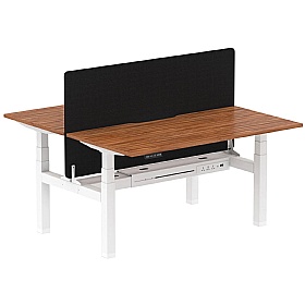 Air Electric Height Adjustable 2 Person Rectangular Back to Back Desks - Office Desks