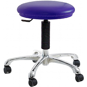 Clean Room Vinyl Stool with HEPA Air Filter