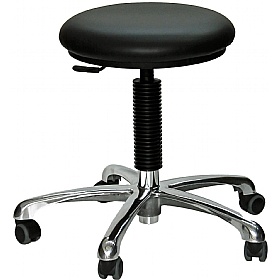 Clean Room Vinyl Stool with HEPA Air Filter
