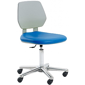 Clean Room Vinyl Operator Chair with HEPA Air Filter