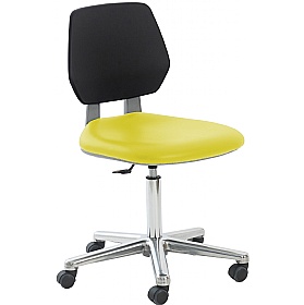 Clean Room Vinyl Operator Chair with HEPA Air Filter