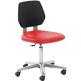 Clean Room Vinyl Operator Chair with HEPA Air Filter
