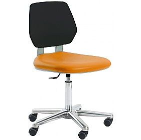 Clean Room Vinyl Operator Chair with HEPA Air Filter