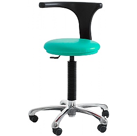 Dental Vinyl Stools with Fixed Arm Support