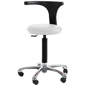 Dental Vinyl Stools with Fixed Arm Support