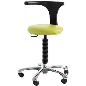 Dental Vinyl Stools with Fixed Arm Support