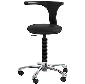 Dental Vinyl Stools with Fixed Arm Support