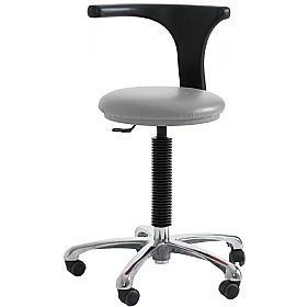 Dental Vinyl Stools with Fixed Arm Support
