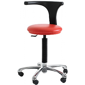 Dental Vinyl Stools with Fixed Arm Support
