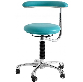 Dental Vinyl Stools with Adjustable Arm Support
