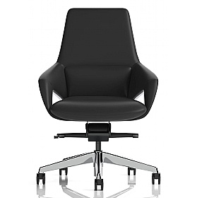 Olive Faux Leather Executive Office Chair