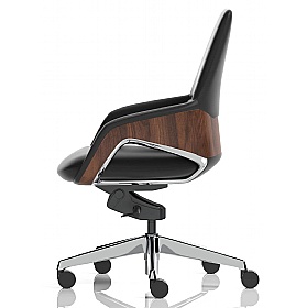 Olive Faux Leather Executive Office Chair