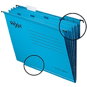 Rexel Classic Foolscap Suspension Files with Dividers - Pack of 10