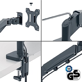 Leitz Ergo Dual Monitor Arm - Office Accessories