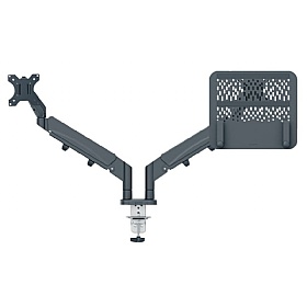 Leitz Ergo Dual Screen Laptop and Monitor Arm