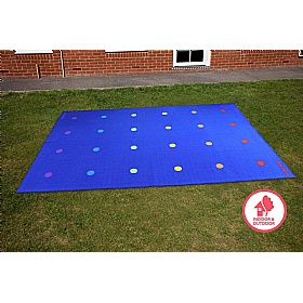 Essentials Rainbow Spots Placement Carpet - School Furniture