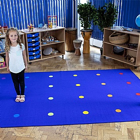 Essentials Rainbow Spots Placement Carpet