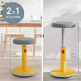 Leitz Ergo Cosy Active Sit Stand Stools