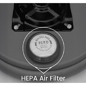 Clean Room Vinyl Draughtsman Chair with HEPA Air Filter