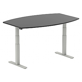 Italia Electric Height Adjustable High Gloss Boardroom Tables