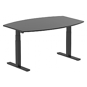 Italia Electric Height Adjustable High Gloss Boardroom Tables