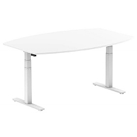 Italia Electric Height Adjustable High Gloss Boardroom Tables