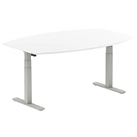 Italia Electric Height Adjustable High Gloss Boardroom Tables