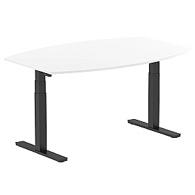 Italia Electric Height Adjustable High Gloss Boardroom Tables