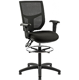 Ergo Mesh Back Draughtsman Chairs