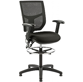 Ergo Mesh Back Draughtsman Chairs