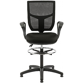 Ergo Mesh Back Draughtsman Chairs