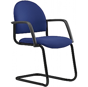 Arena Cantilever Stacking Meeting and Conference Chairs with Arms - Office Chairs