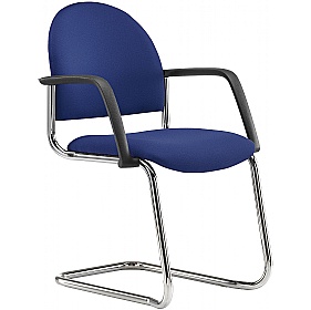 Arena Cantilever Stacking Meeting and Conference Chairs with Arms - Office Chairs