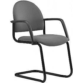 Arena Cantilever Stacking Meeting and Conference Chairs with Arms - Office Chairs