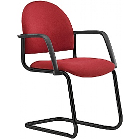 Arena Cantilever Stacking Meeting and Conference Chairs with Arms - Office Chairs